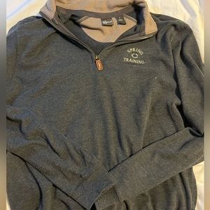 Minnesota twins medium spring training half zip sweatshirt